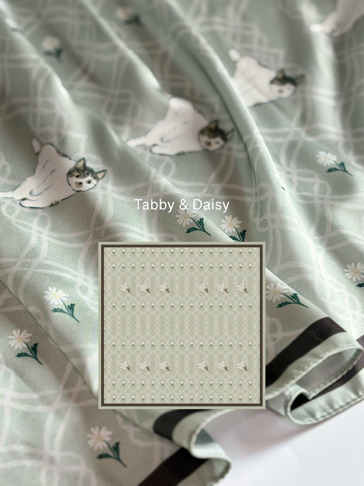 Tabby & Daisy Multi-Way Square Scarf