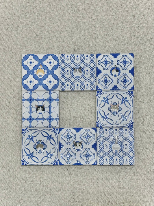Hide-and-Seek Cat Butt Tile Magnet Blind Box