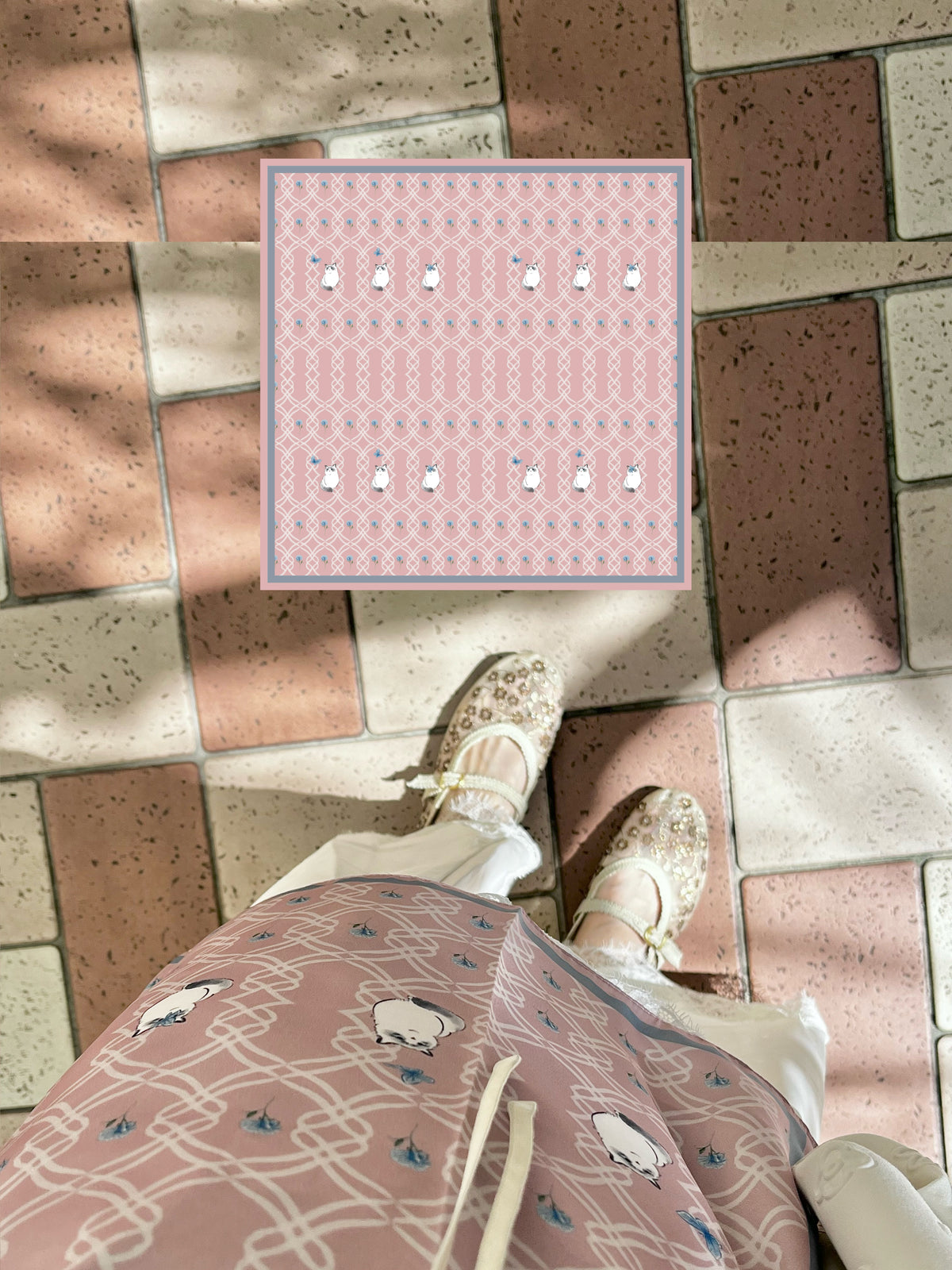 [ Released Sep. 16 ] Ragdoll & Sweet Pea - Butterfly Kiss Multi-Way Square Scarf