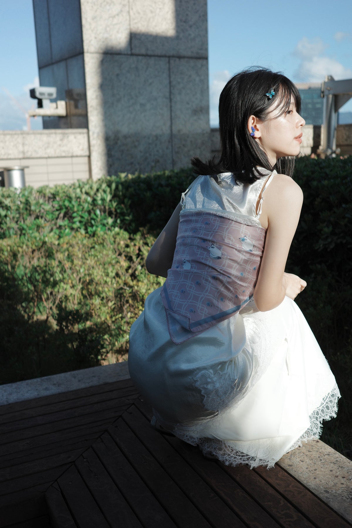 [ Released Sep. 16 ] Ragdoll & Sweet Pea - Butterfly Kiss Multi-Way Square Scarf